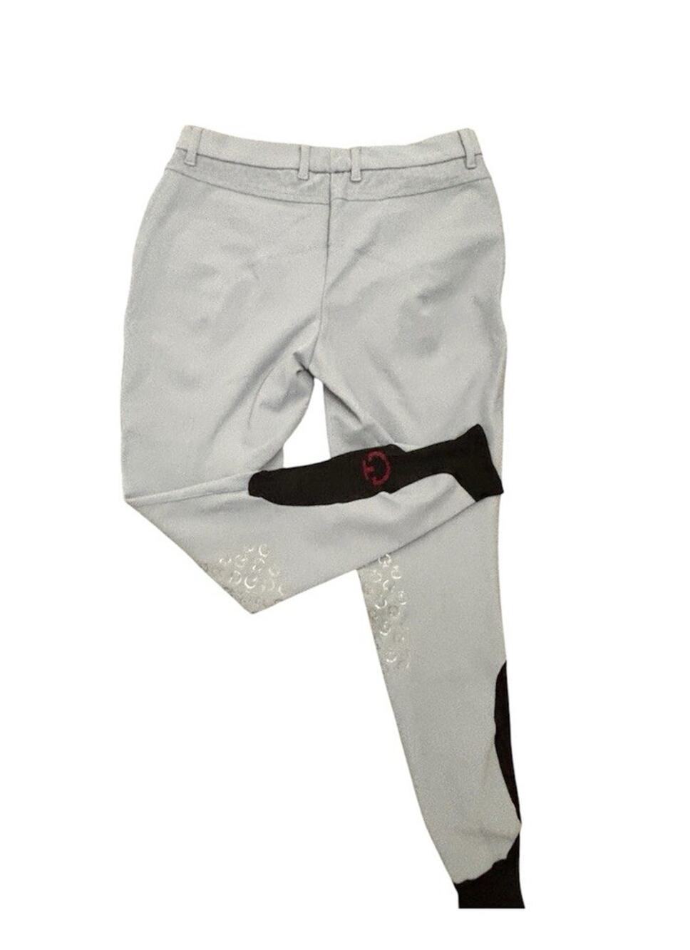Cavalleria Toscana Womans Gray Riding Jumping Breeches Sz 12. IT44